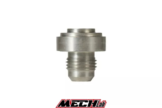 RACCORDO maschio AN8 in alluminio da saldare nipple 3/4-16 UNF carburante olio