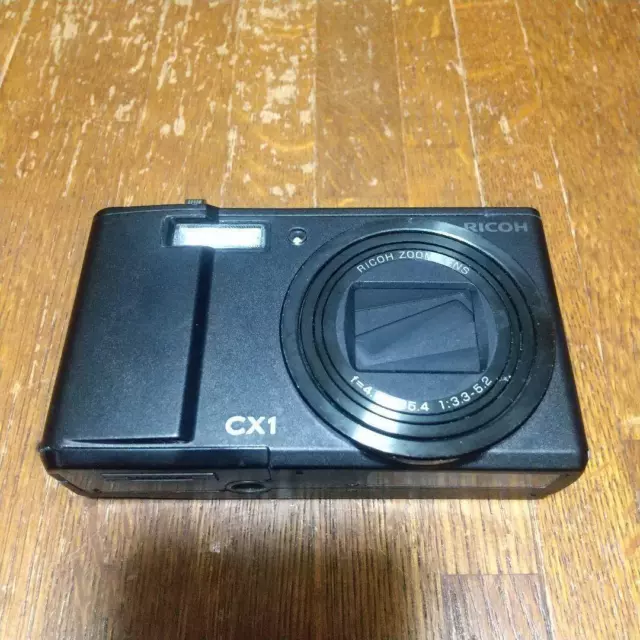 Ricoh CX6 9.21MP Digital Camera Black zoom Tested Working