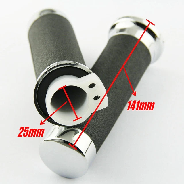 Motorcycle Handle Bar Hand Grips For Honda 53166-KCR-000 NV400 53145-MM8-000