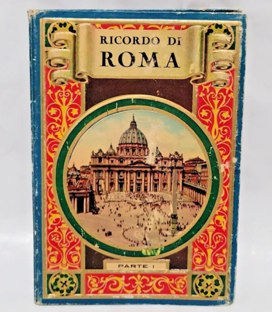 Vintage, Ricordo Di Roma Rome Parte I  Souvenir Photo Booklet