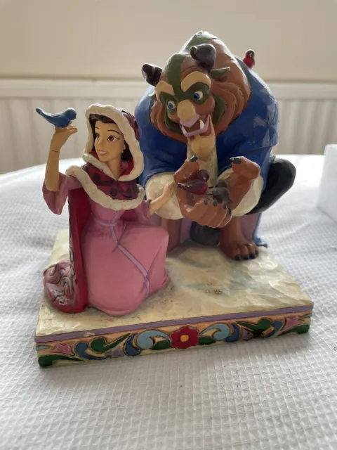 Jim Shore Disney Traditions: White Woodland Belle and Beast Figurine 4062247