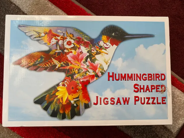 Hummingbird Shaped Jigsaw Puzzle 750 Pieces BRAND NEW