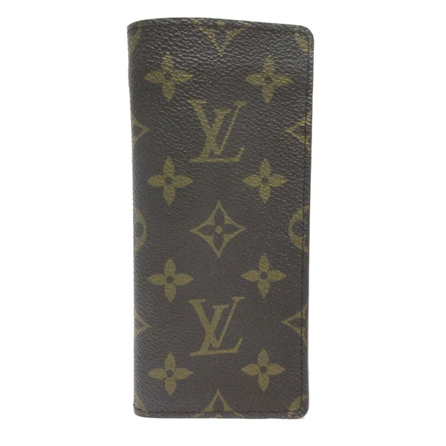 Auth LOUIS VUITTON Etui Lunettes Simple M62962 Monogram MI0917