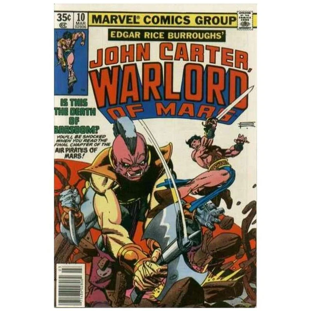John Carter: Warlord of Mars (1977 series) #10 in VF + cond. Marvel comics [d'