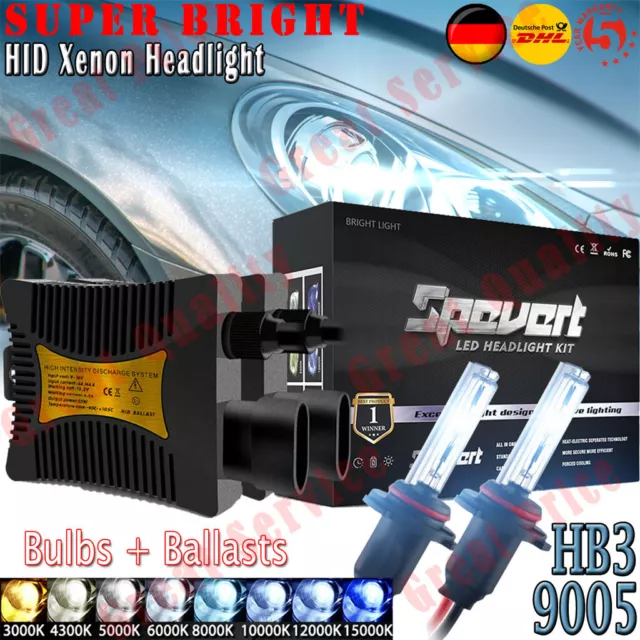 55W 9005 HB3 HID Xenon Umrüstkit 8000K Scheinwerfer Birnen Vorschaltgeräte Kit