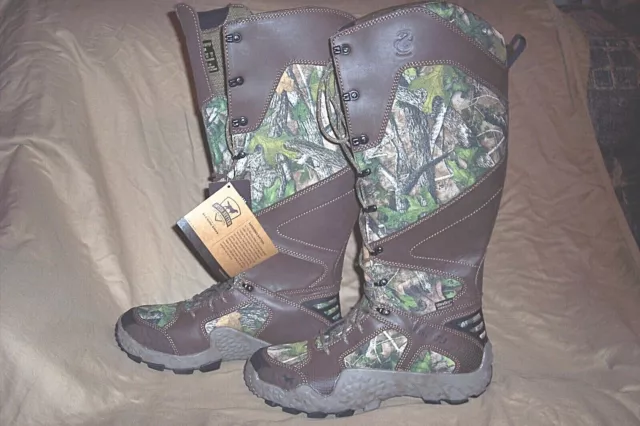 Mens Snake Boots Snake Proof Boots Camo Hunting Boots Scent Ban Waterproof 9.5