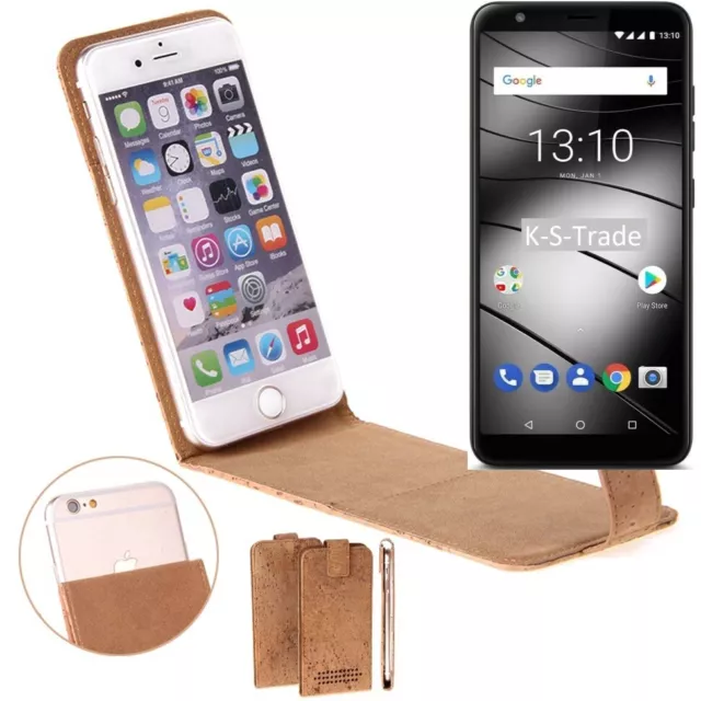 Protective cover for Gigaset GS280 cork Flipstyle case