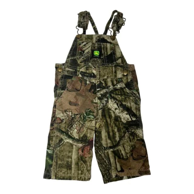 John Deere Camouflage overalls Camo bibs Hunting jeans Size 6M