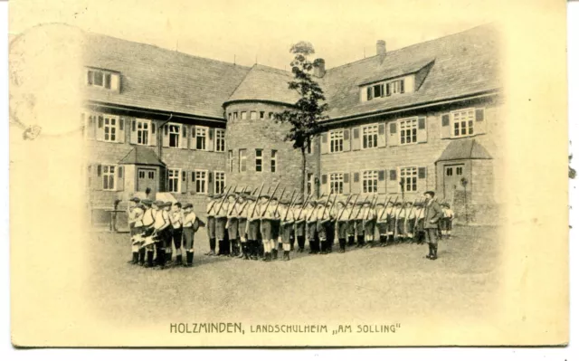 Deutschland Ak Holzminden 37603 - Landschulheim Am Solling 1913 Carl Troer