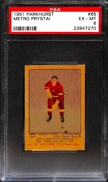 1951 Parkhurst #65 Metro Prystai Psa 6 23947270