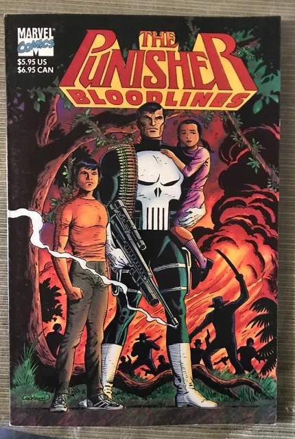 PUNISHER BLOODLINES Marvel Comic Graphic Novel/TPB CONWAY COCKRUM 1991 VF/NM