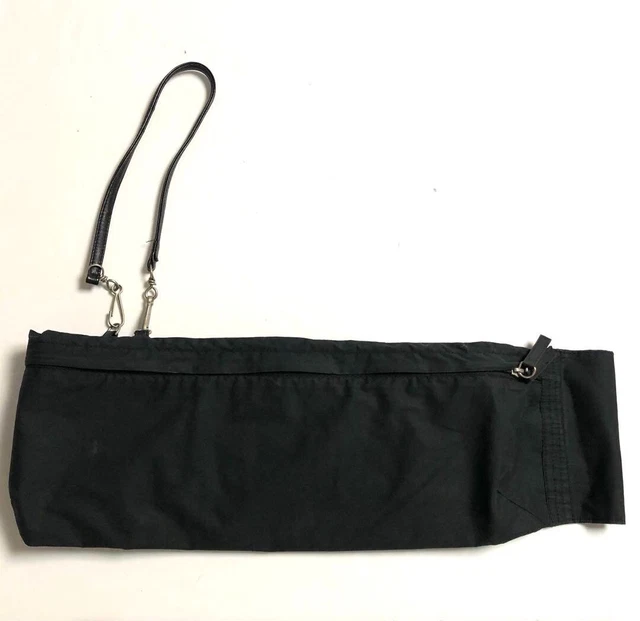 HELMUT LANG 1999 Archive Body Bag Black Hand Bag Made in Italy 
