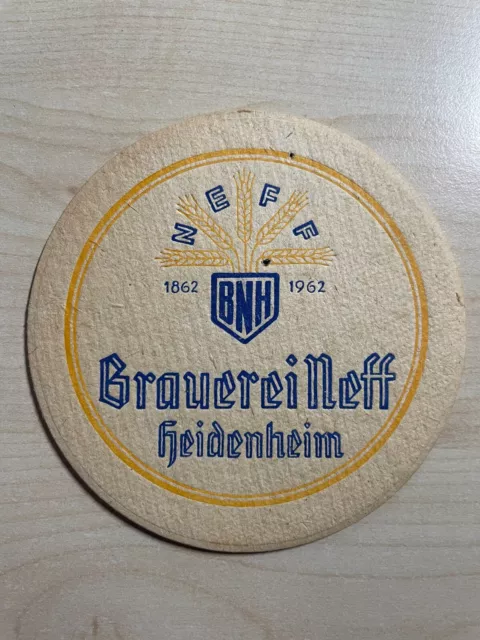 alter (1962) Bierdeckel Neff Heidenheim (+1983), ID 7328