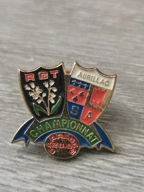 Pin's RCT Rugby Club Toulonnais - Toulon Vs Tarbes - 1/4 Finale 1992