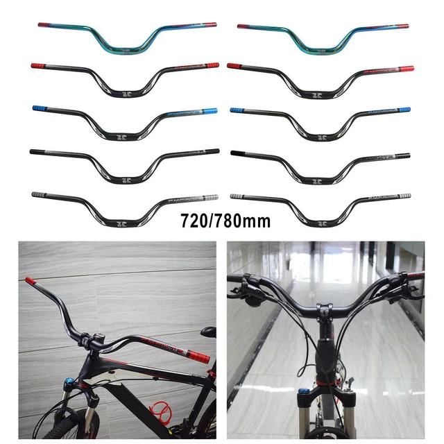 Bike Handlebar MTB Down Hill Extra Long Riser Bar 31.8mm High Rise Bar