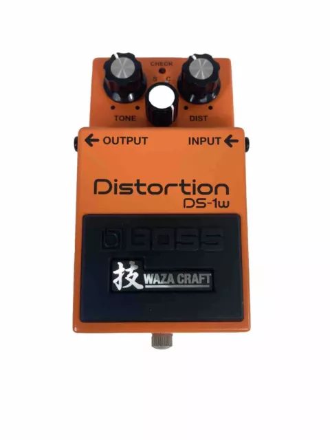 Efectos de pedal para guitarra BOSS WAZA CRAFT Distortion DS-1W de Japón