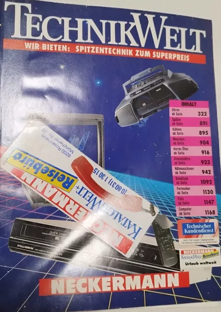 Katalog Neckermann Technik vor 1989 DDR Versand