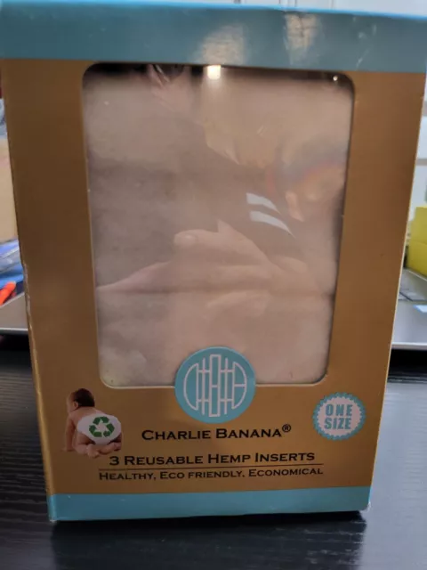 Charlie Banana Cloth Diaper Inserts, 3 pack.