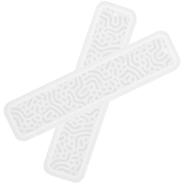 Stampo in silicone per segnalibro rettangolare Stampo per colata di segnalibri in resina per gioielli artigianali in resina epossidica fai-da-te che realizzano fornure decorative  36