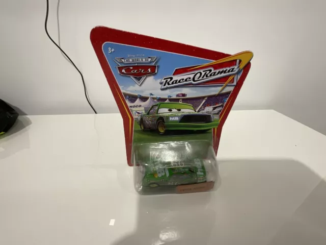 NIP Disney Pixar CARS HtB #86 Race O Rama Diecast Chick Hicks #24 W/Ticket