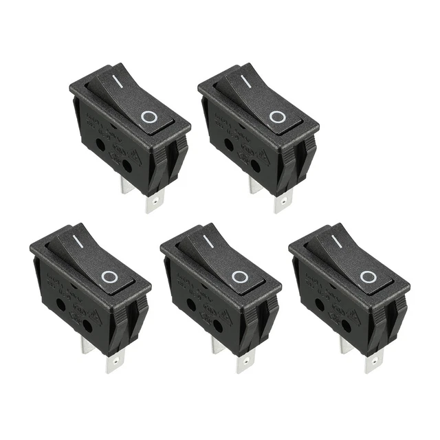 Interruttore A Bilanciere Dreefs T125 16A 250V Grigio Scuro Con Spia 3080/2