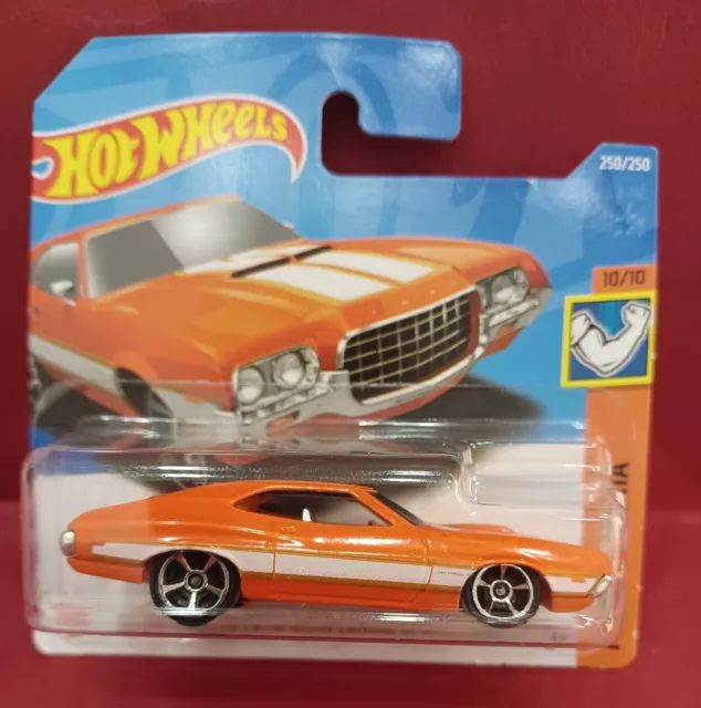 🚘🚘🚘 HOT WHEELS 72 FORD GRAN TORINO SPORT scala 1:64  NEW mattel 3+ 🚘🚘🚘