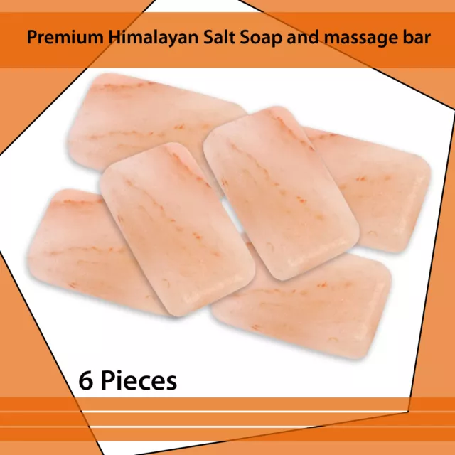 100% Natural Care Himalayan Rock Salt Deodrant Soap Bar Therapeutic Exfoliating