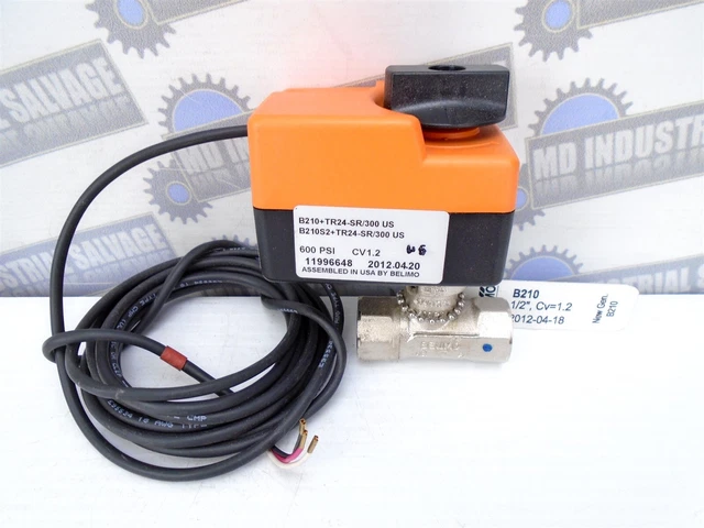 BELIMO B210-TR24-SR/300 - 1/2" Cv=1.2 - CONTROL VALVE - 600PSI SS AC/DC 24V NEW