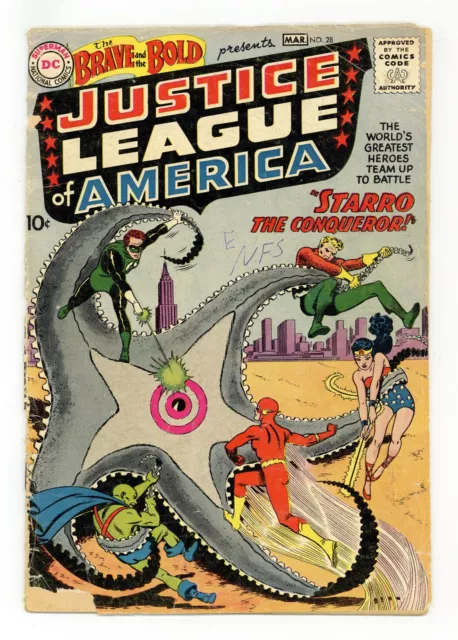 Brave and the Bold #28 FR 1.0 1960 1st app. Justice League of America