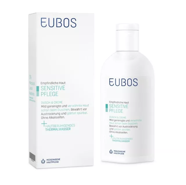 EUBOS SENSITIVE PFLEGE DUSCH & CREME, 200 ml, PZN 7212337