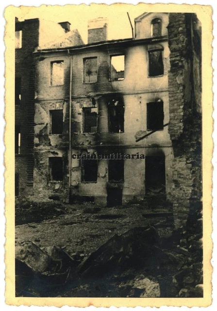 Orig. Foto zerstörtes LOMZA Polen 1939