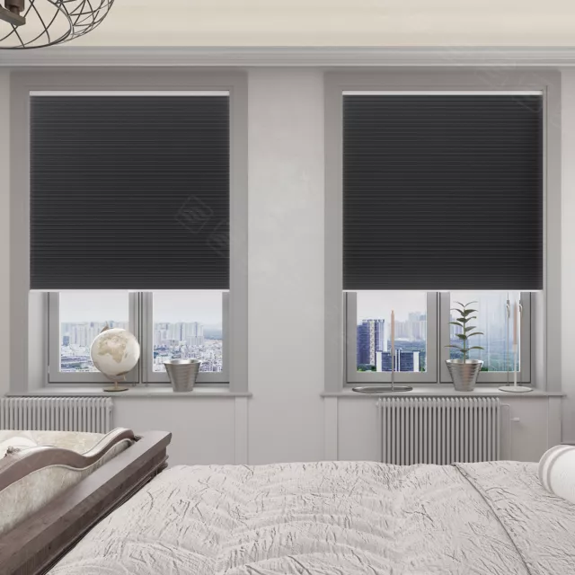 Changshade 100% Blackout Cordless Cellular Shades Honeycomb Blinds Window Blinds