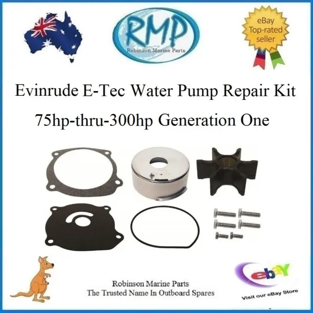 A Brand New Evinrude E-Tec Water Pump Repair Kit 75hp-thru-300hp # R 395060