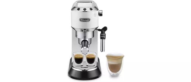 DeLonghi EC685.W Dedica Style Siebträger Espressomaschine Weiß