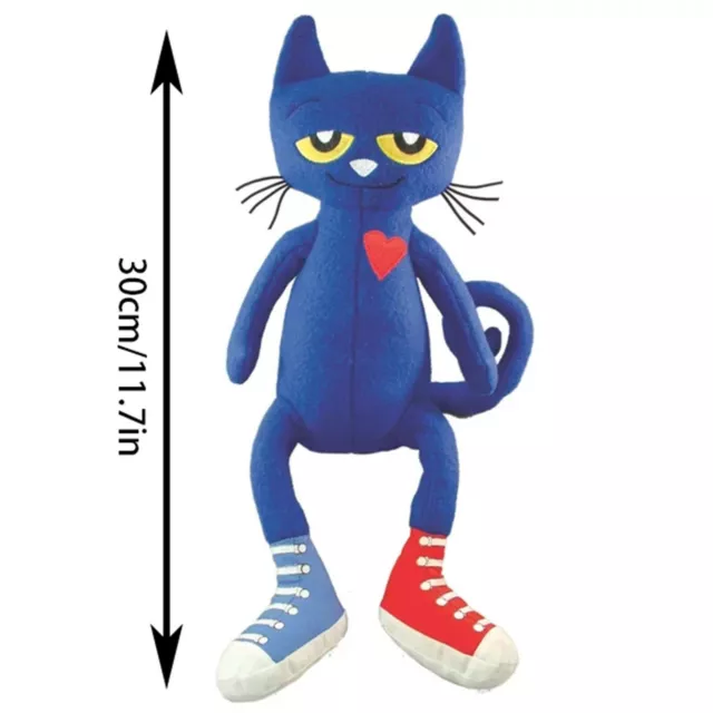 30cm Pete Cat Plush Toy Cartoon Game Character Soft Stuffed Doll Toys Kids Gift 3