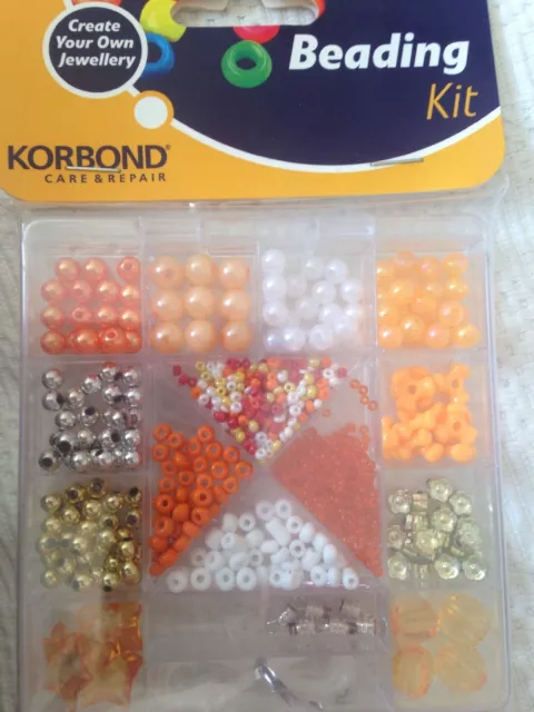 Korbond Beading Kit - Create Your Own Jewellery. New