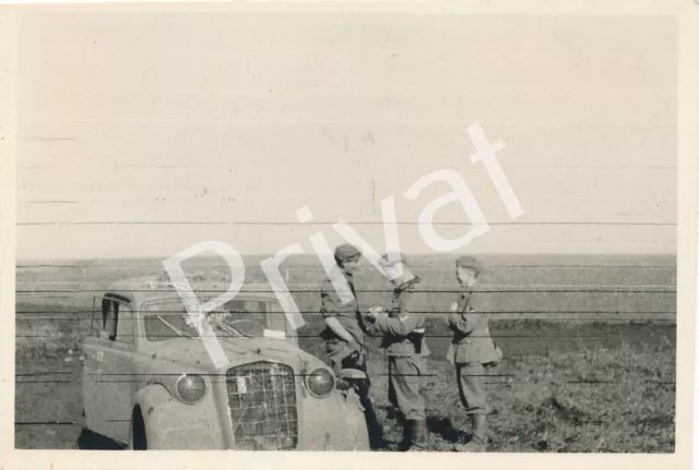 Foto Wk 2 Militare Veicolo Wehrmacht Soldati Id 22 Fronte Orientale