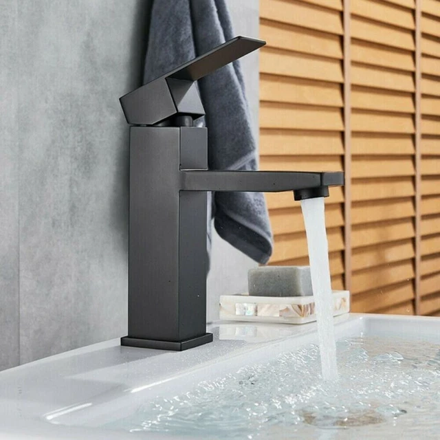 Grifo mezclador mono lavabo contemporáneo con resistencia a altas temperaturas
