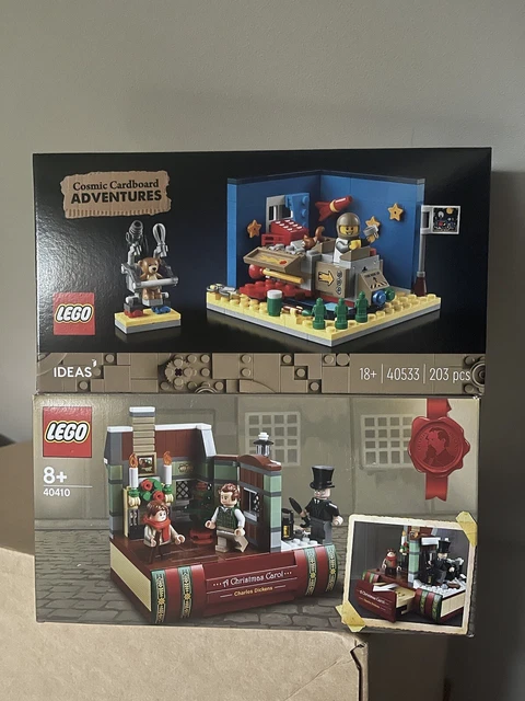 LEGO 40533 Cosmic Cardboard adventures & 40410 Charles Dickens - New Sealed 2