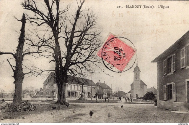 5313 Cpa Blamont - L'Eglise