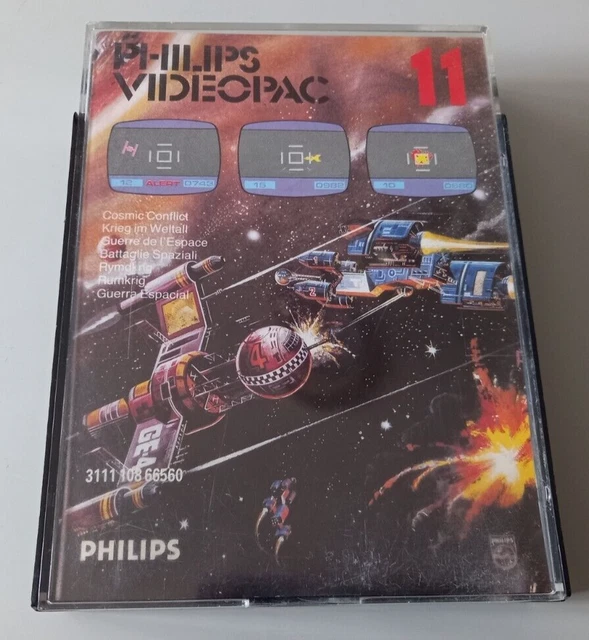 Jeu vidéo Philips Videopac N°11 Cosmic Conflict / Guerre de l