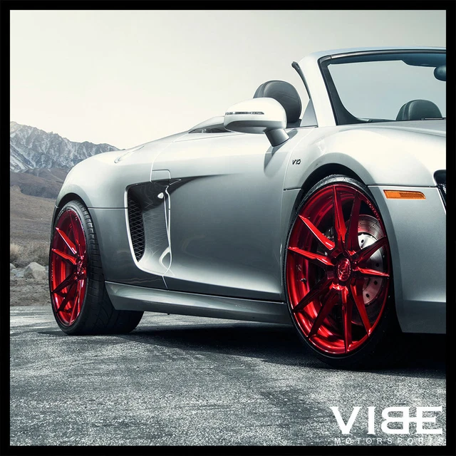 20& ROHANA RFX2 Red Forged Concave Wheels Rims Fits Audi B8 A4 S4 EUR 2 ...