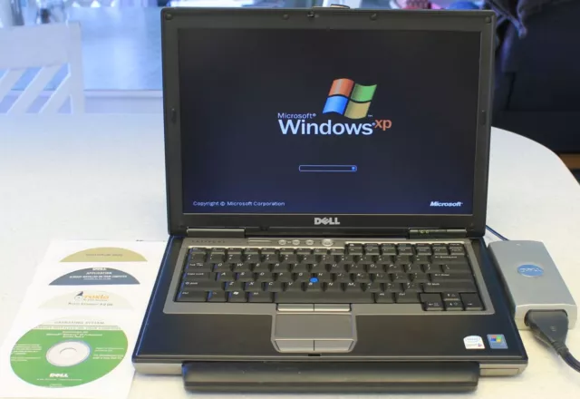 Dell Latitude D620 Laptop,Windows XP Pro,320GB HD,1GB RAM,Charger,Restore Disks