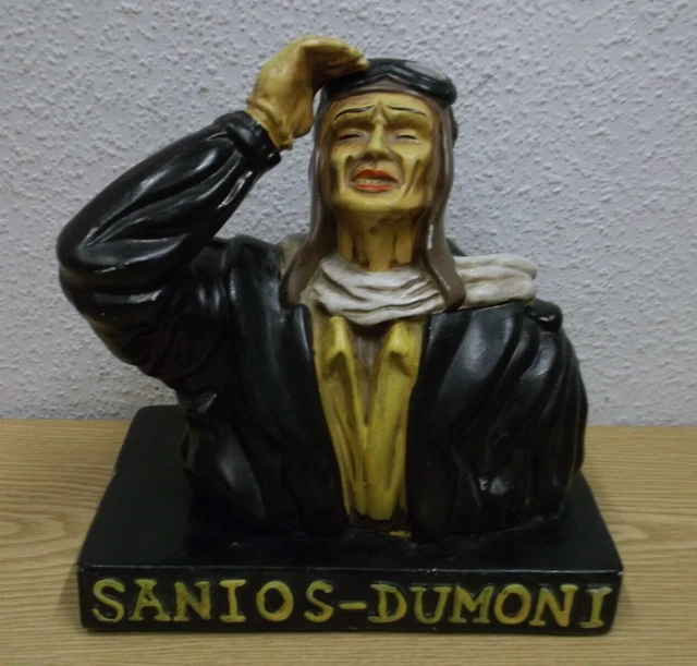 Alberto Santos Dumont Busto Figura Brasile Luftfahrtpionier Aereo