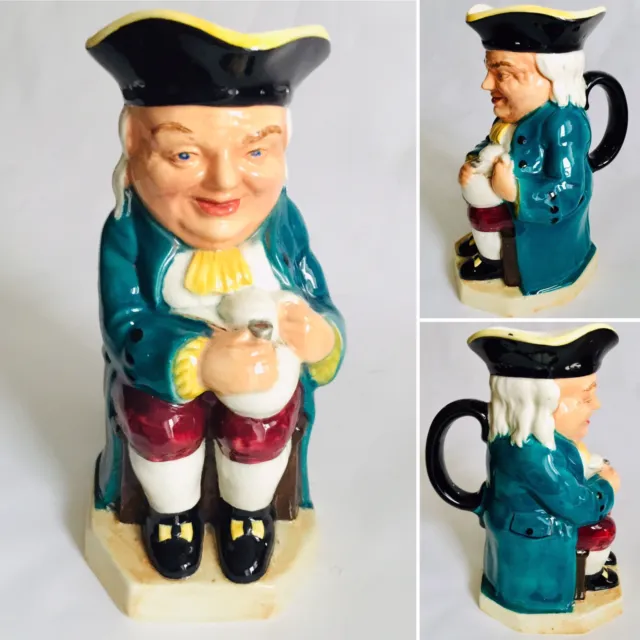 Vintage 1950s English Burlington Ware (J Shaw & Sons Pottery) Toby Jug “Boozer”