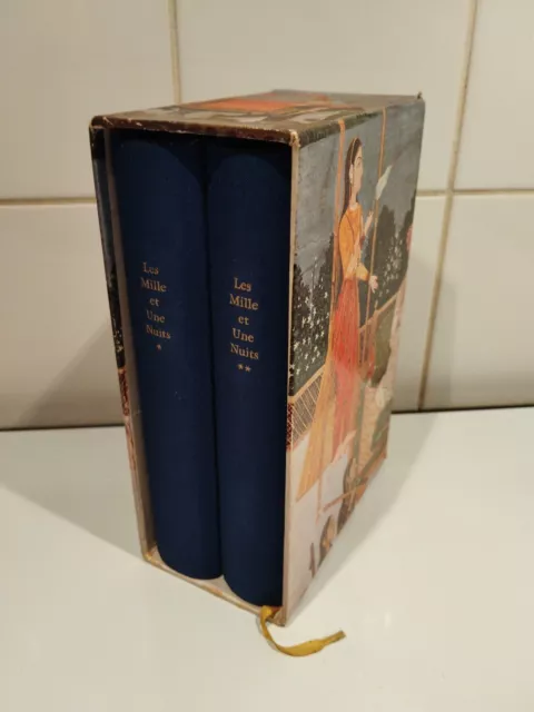 Coffret 2 Livres Édition Toilée Les Mille Et Une Nuits Garnier 1960 BE