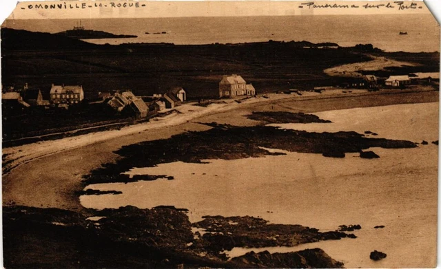 CPA Env. de CHERBOURG - OMONVILLE-la-ROGUE - Panorama sur le Port (245575)