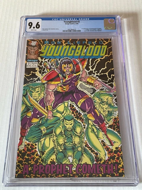 Youngblood # 2 (6/92) CGC Graded Comic Book 9.6 NM+ WP 1st Shadowhawk & Prophet