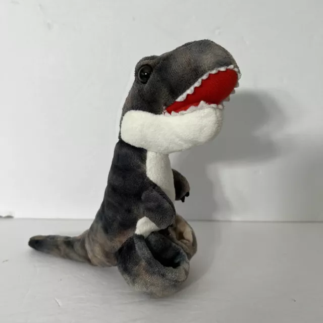 WILD REPUBLIC HUGGERS T. Rex Slap Bracelet Plush Stuffed Toy Slight