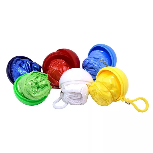 90X120cm Disposable Raincoat Key Ring Ball Waterproof Raincoat  Unisex